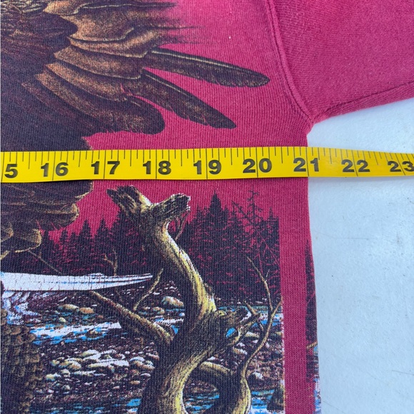 1990s Vintage Alaska Beautiful Sweatshirt size L by Signal Sports. - Picture 8 of 9